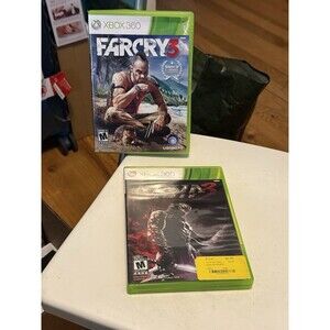 Xbox 360 Games  Lot Of 2 , Far Cry .3, Ninja 3 , Good Condition